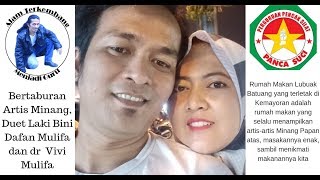 Download Lagu Duet Heboh Laki Bini @mulifachanel  (Dafan Mulifa) dan dr  Vivi Mulifa, Bertaburan Artis Minang, MP3