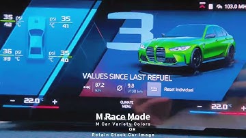 BMW G20 M Race Display CodinG