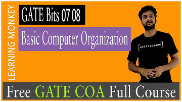 GATE Bits 07 08 Basic Computer Organization || Lesson 35.4 | Computer Organization | Learning Monkey
