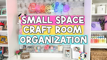 🌟The BEST Organization for Small Spaces!  Budget-Friendly Craft Room Organization Tips & Tricks