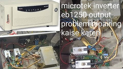 microtek inverter eb1250 output problem repair kyse karen