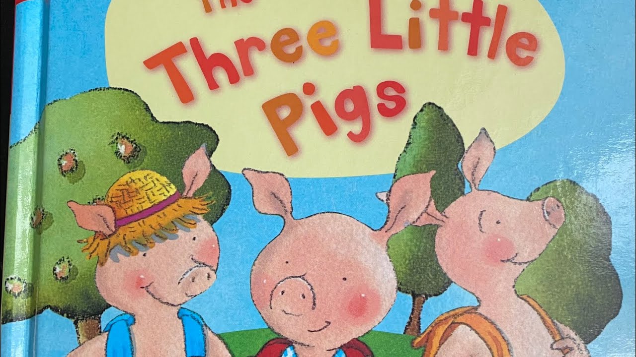 The Three Little Pigs children’s fairytale fable bedtime story book