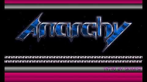 Anarchy   Kind Of Intro HYPERSPIN AMIGA INTRO CRACKTRO DEMO COMMODORE NOT MINE VIDEOS