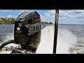 Mercury Racing 300R V8 Outboard Startup and Running Fast