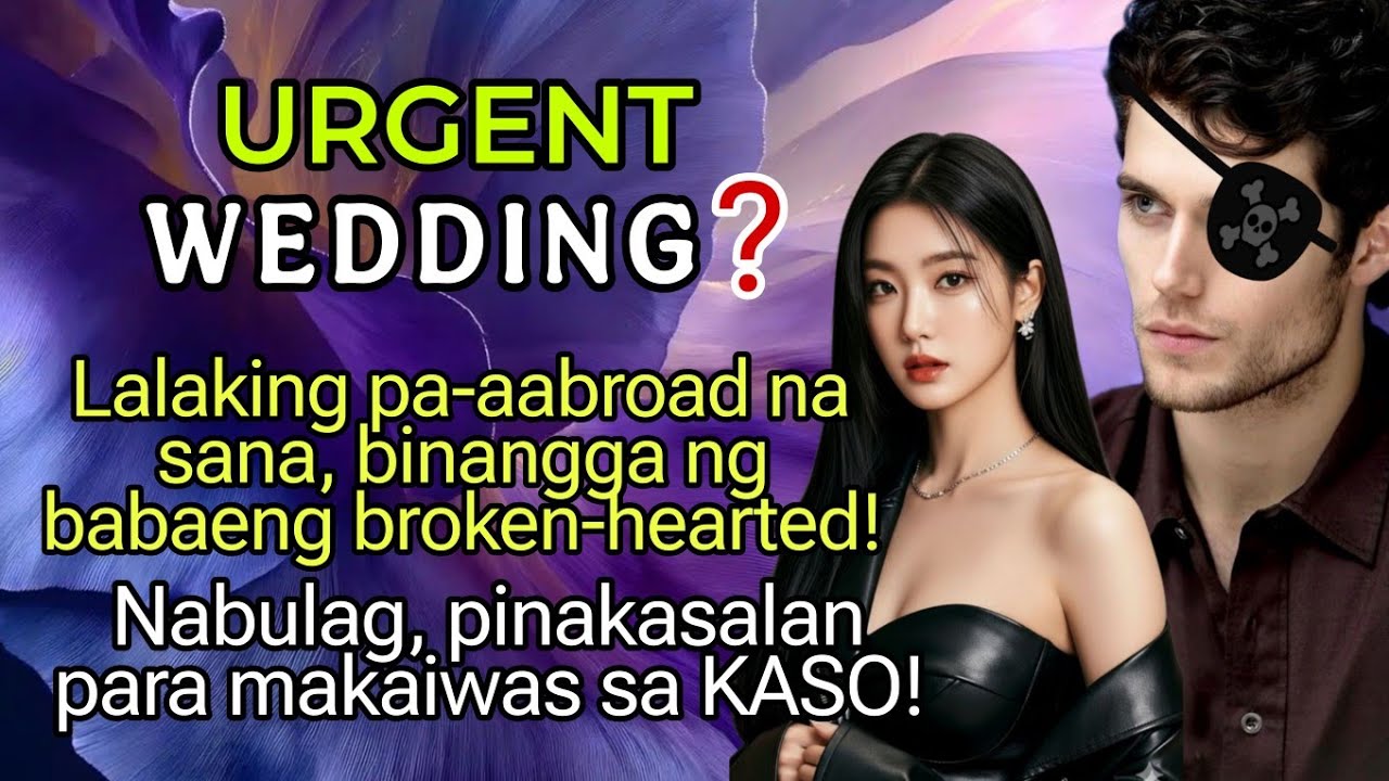 Lalaking pa-aabroad na sana, nasagasaan ng babaeng broken-hearted. NABULAG pinakasalan pra iwas KASO