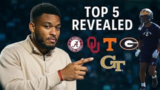 Four Star RB Andrew Beard Is Down To 5 Schools: Georgia, Georgia Tech, Oklahoma, Tennessee & Alabama