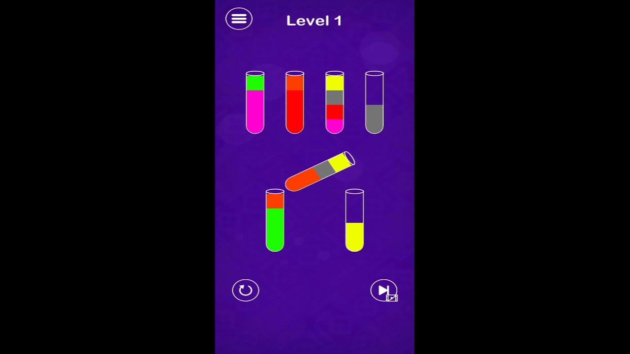 Liquid Sort Puzzle Game YouTube
