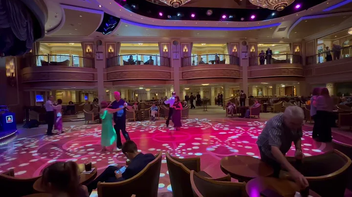 Cunard Queen Elizabeth Queens Room dancing Waltz