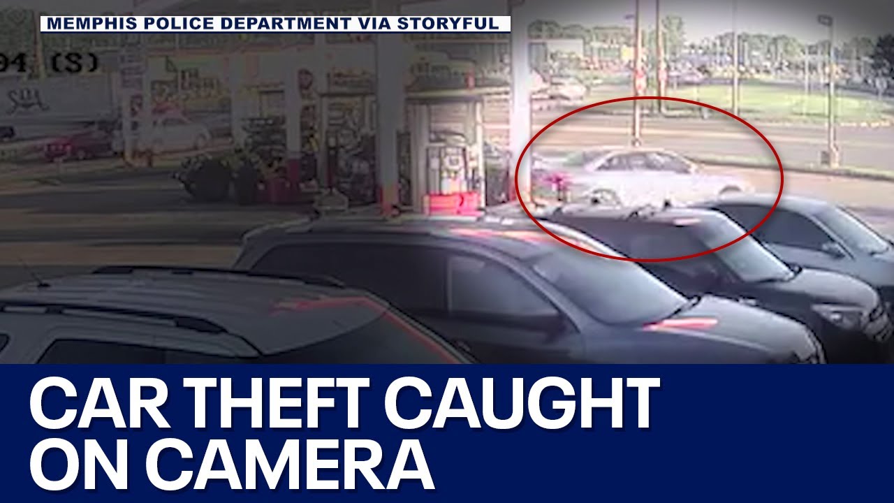Car thief drove off with child inside vehicle - YouTube
