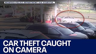 Car thief drove off with child inside vehicle