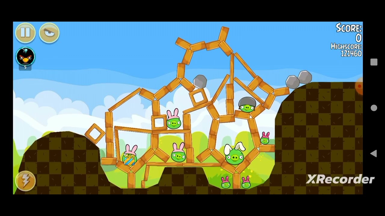 Angry Birds seasons Easter eggs Three Stars Level 1-4 with Golden Egg