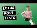 Preparing for Padmasana: 3 simple TESTS to check your body is ready for Lotus Pose