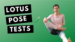 Preparing for Padmasana: 3 simple TESTS to check your body is ready for Lotus Pose