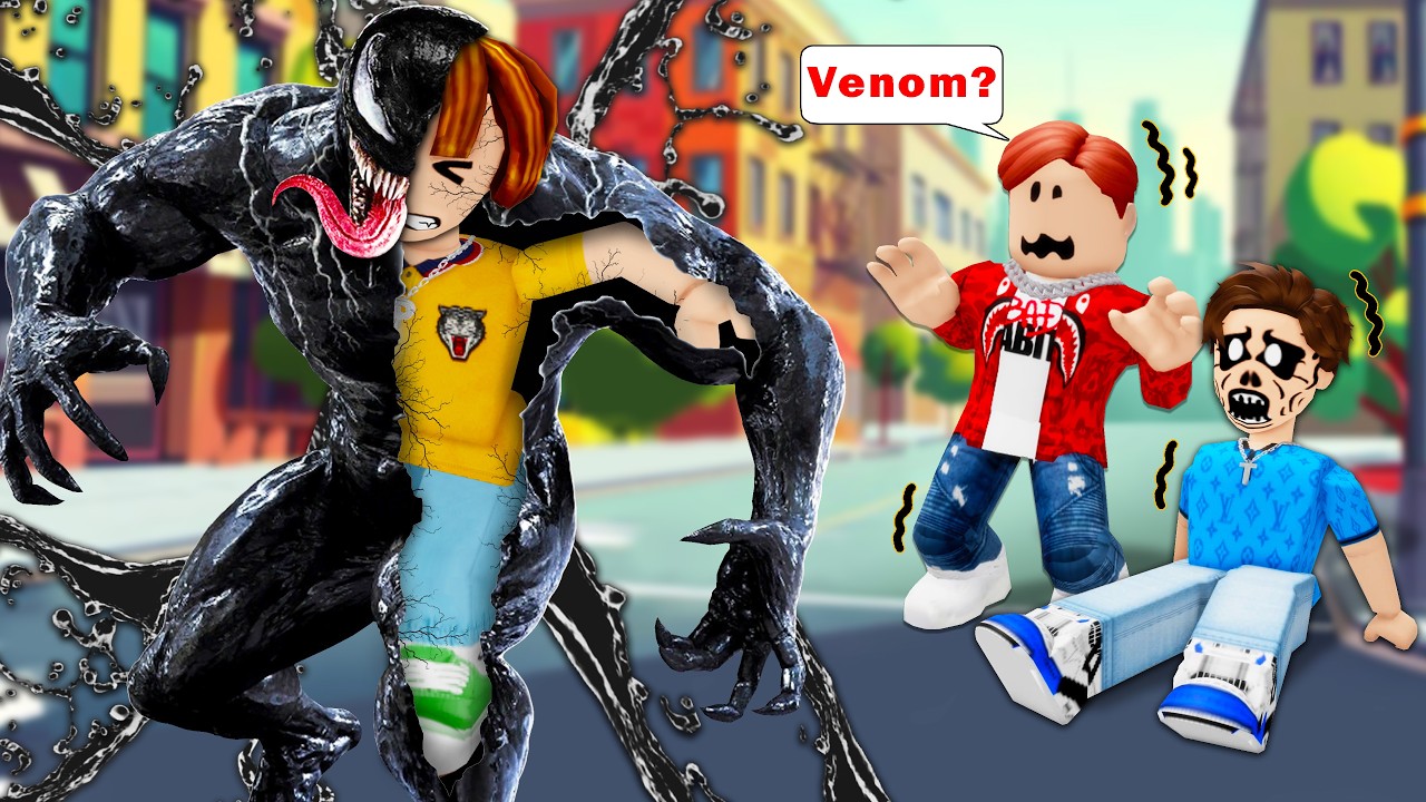 ROBLOX Brookhaven 🏡RP - FUNNY MOMENTS: VENOM PETER | Roblox Idol