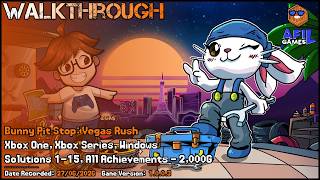 Walkthrough - Bunny Pit Stop: Vegas Rush (Xbox One, Xbox Series, Windows) - 2,000G