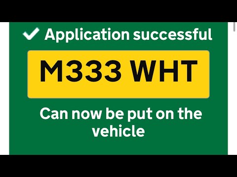 how long does it take to assign a private number plate by post