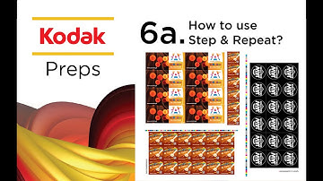 06a How to use Step and Repeat - Kodak Preps -  Urdu & Hindi | Ai