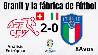 Análisis Suiza vs Italia // Eurocopa 2024 // 8Avos de Final // Granit y la Fábrica de Fútbol //