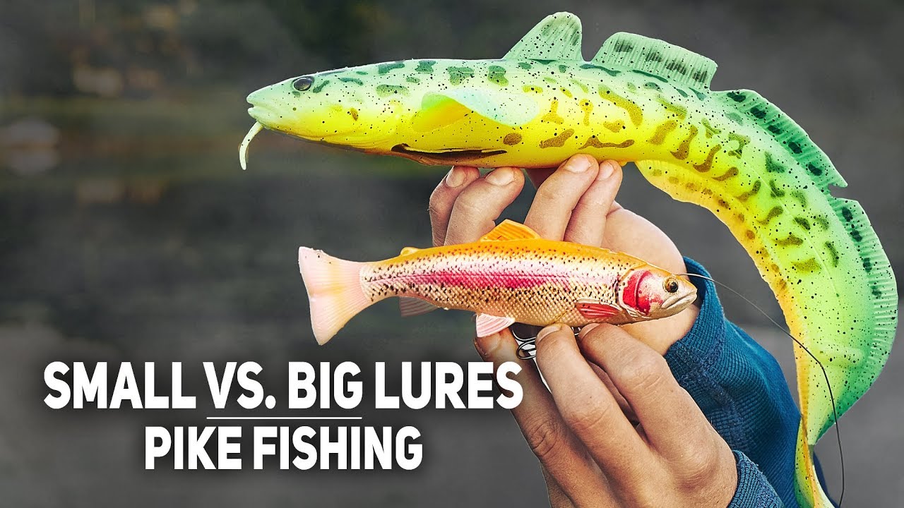 Small vs. Big Lures - Pike Fishing In The Summer Period (English Subtitles)  