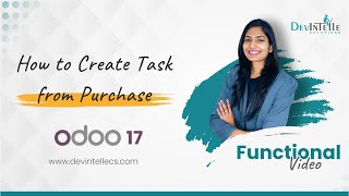 How to create task from the purchase in Odoo | Odoo task integration