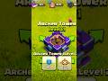 Maxing Archer Tower under a minute 💪#coc #clashofclans #th18