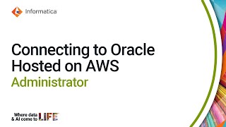 Connecting to Oracle Hosted on AWS in Administrator