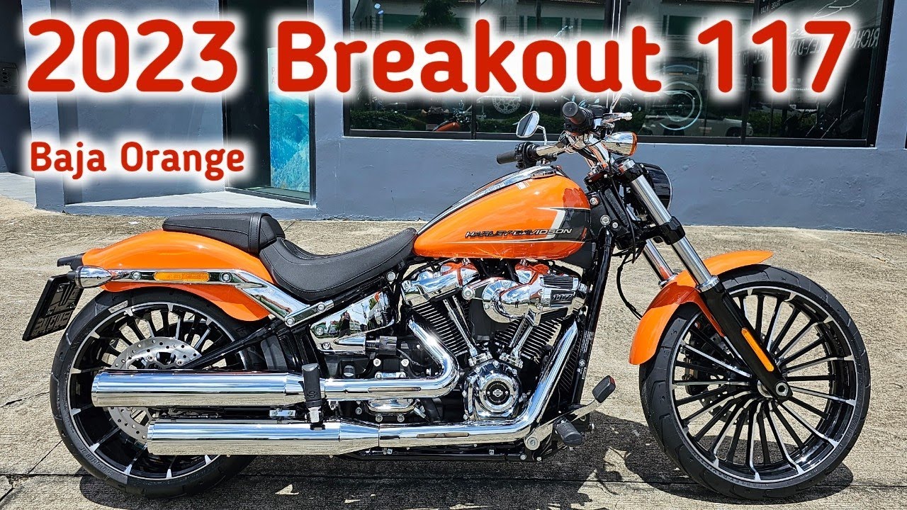 Breakout 2023 Baja Orange Walkaround Close up detail - YouTube