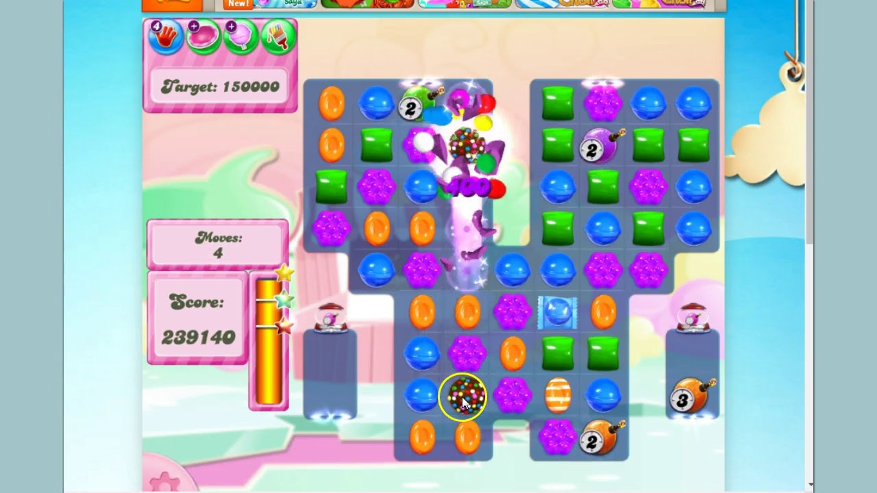 Candy Crush Saga Level 2803 no boosters YouTube