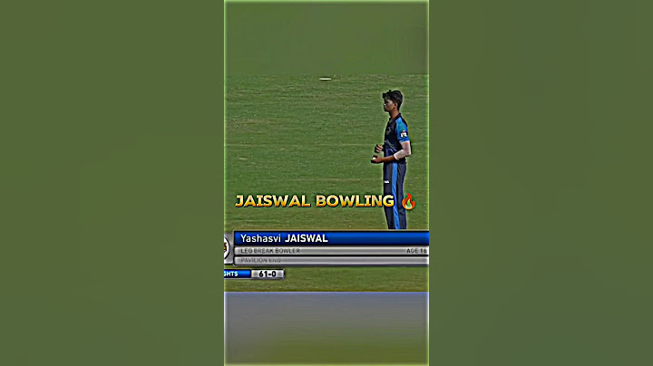 Jaiswal Bowling 🔥🎳 #cricket #shorts