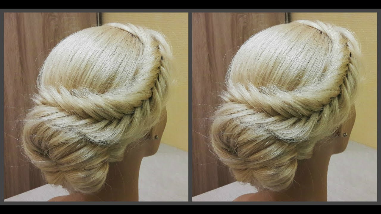 Bystraya I Legkaya Pricheska Legko Sdelat Samoj Sebe Fast Beautiful And Easy Hairstyle Easily Youtube