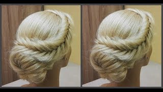 Быстрая и легкая прическа.Легко сделать самой себе.Fast beautiful and easy hairstyle. Easily!