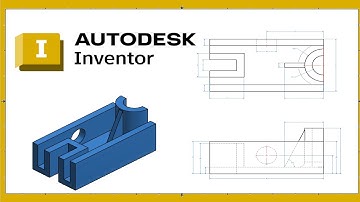 Ejercicio Básico 9 Autodesk Inventor || Como hacer una pieza 3d desde cero?