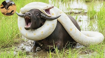 Python vs Buffalo: The Most Unexpected Showdown on the Savannah | animal fights