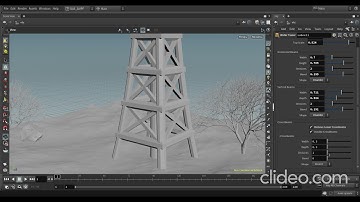 Houdini | WaterTower Procedural Tool