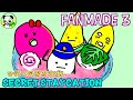 【ひみつのおるすばん】FANMADE3★オリジナルのキャラクターをイラストで描いてみた★secretstaycation/bubble/fan made characters/あわあわ/パンダ作