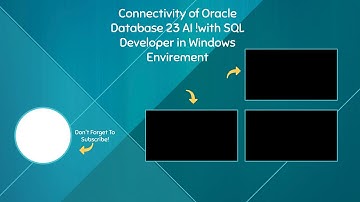 Connectivity of Oracle Database 23c AI with SQL Developer in Windows Environment