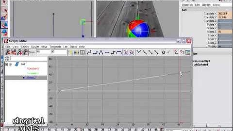 Maya Tutorial: Bouncing Ball part 8 of 13