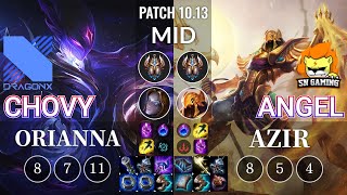 DRX Chovy Orianna vs SN Angel Azir Mid - KR Patch 10.13