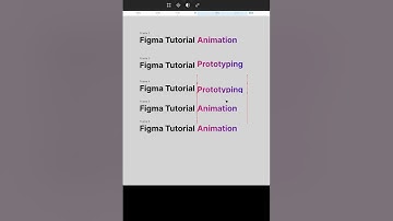 Text Animation in Figma | Figma Animation #shorts #figma