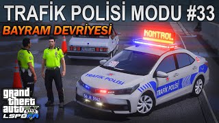 BAYRAM DENETİMLERİ ! - ÇEVİRME YAPTIK - GTA 5 TRAFİK POLİSİ MODU - LSDPFR