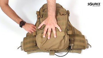 Zip-on Assault pack on Scalable Tactical Vest (STV)