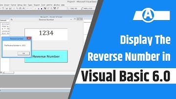 Display the reverse number in visual basic 6.0
