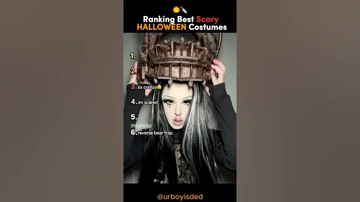 Ranking The Best SCARY Halloween Costumes 👻✨ #halloween #tiktokviral