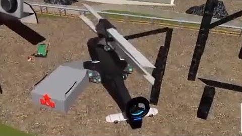 Ukrainian tank VS Russian Helicopter be like in Evertech Sandbox