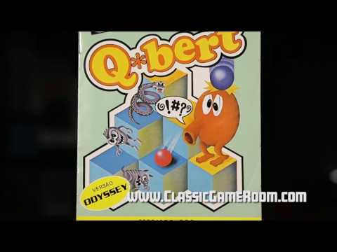 Classic Game Room - Q*BERT review for Magnavox Odyssey 2