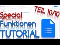 Sonderfunktionen - 10/10 - Google Docs Tutorial