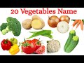 20 Vegetables Name for kids | Learn Vegetable Names in English & Hindi @BachchokiPathshala-2025