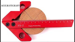 Accuratecraft Precision Center Line Scriber Circle Center Finder Marking Ruler screenshot 4