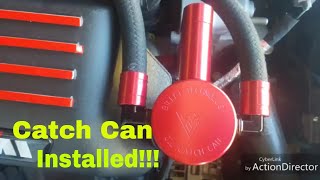 Dodge Charger R/T 5.7L Hemi Billet Tech Anodized Oil Catch Can Install - Engine Bay Mod
