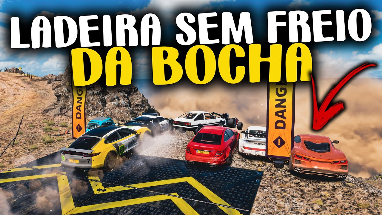 LADEIRA DA BOCHA SEM FREIO - FORZA HORIZON 5 GAMEPLAY